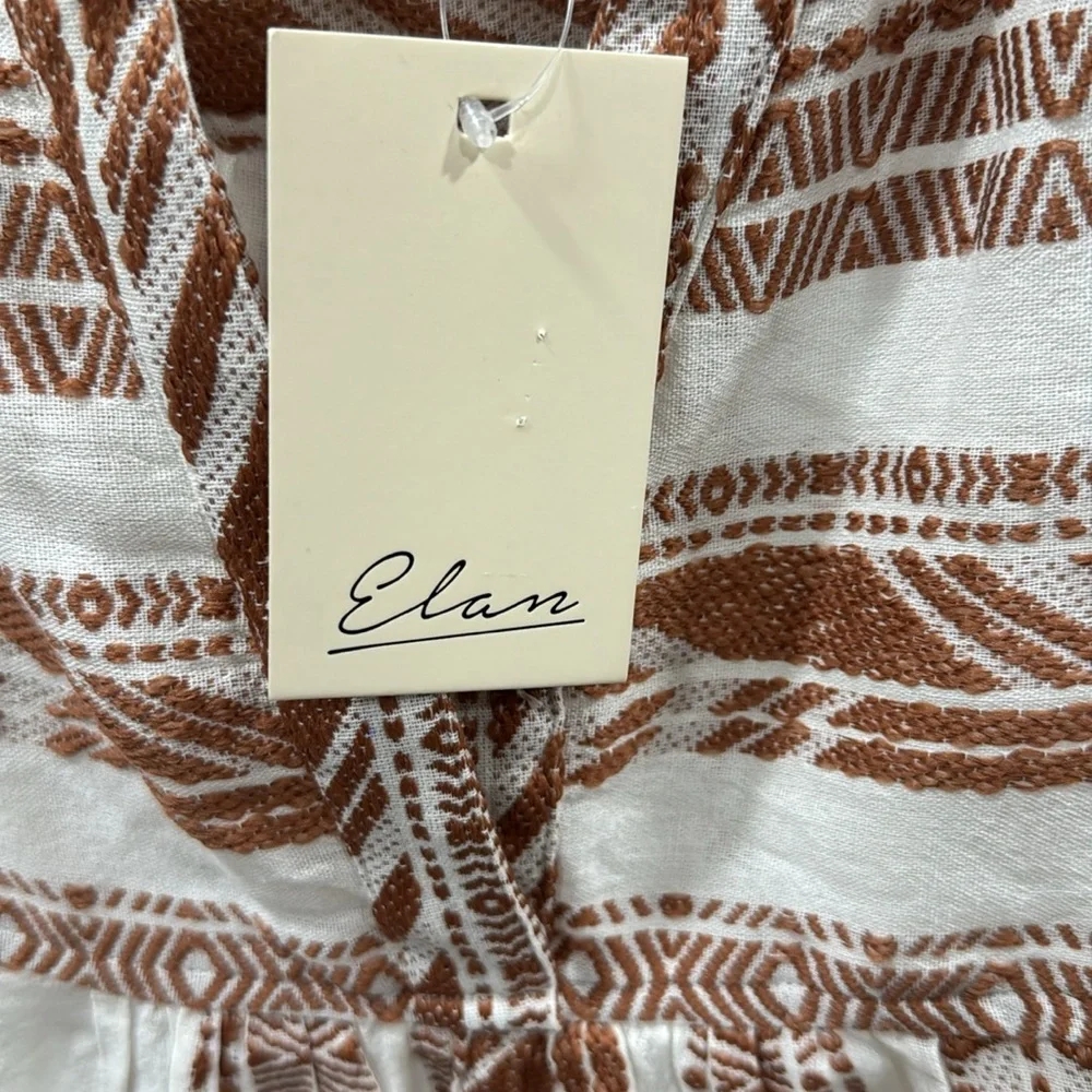 ELAN Women's Venus A-Line Sleeveless Tunic Dress